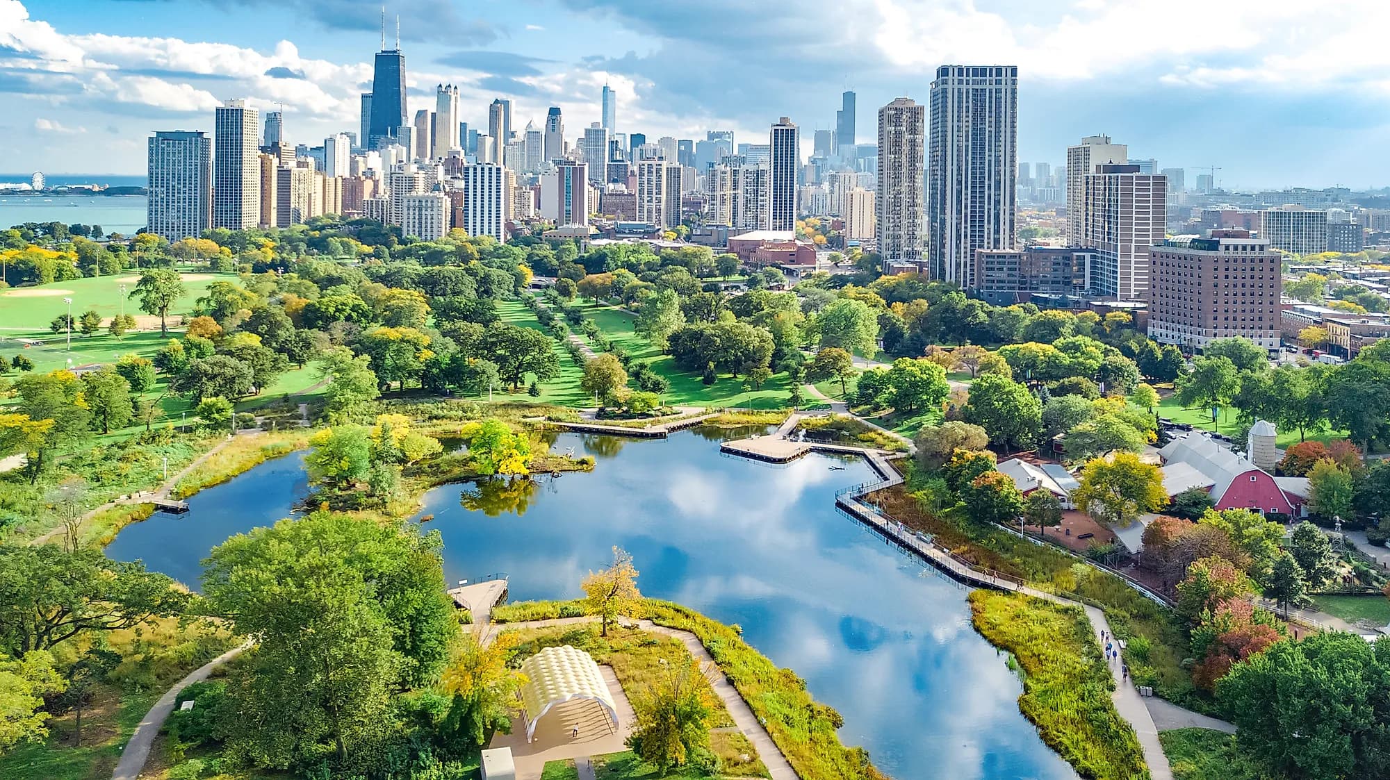Illinois investment property and city skyline